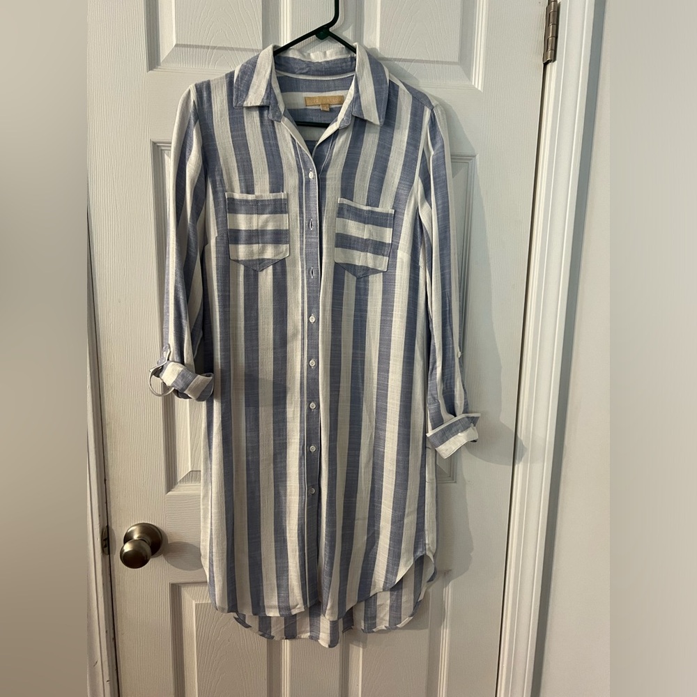 Hope Hollow Button Down Shirt Dress